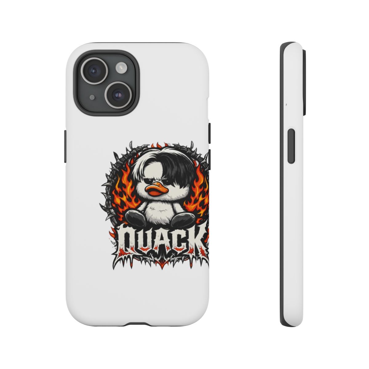 Bad Omens Band, Do You Feel Love 2026 Tour, Bad Omens Love 2026 Tour, Heavy Metal Duck, Omens Duck Noah, Noah Sebastian Duck Phone Case - alternate angle 2, merchandise